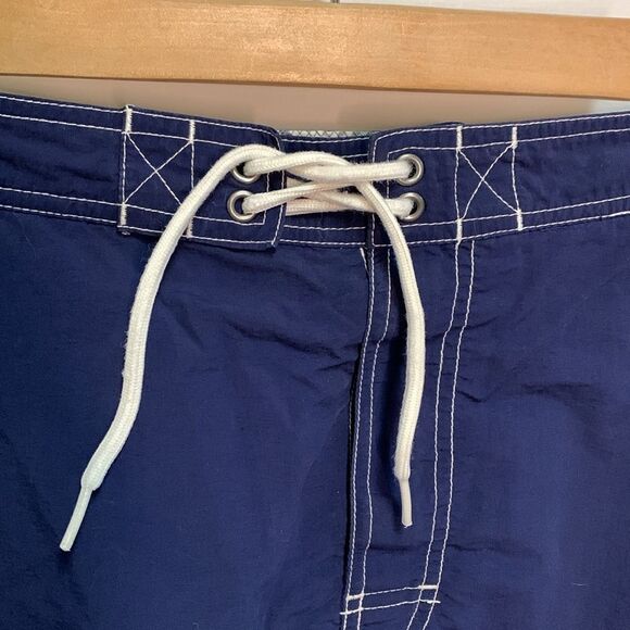 Polo Ralph Lauren Navy Cargo Drawstring Shorts Swim Trunks Size Medium - Picture 6 of 16